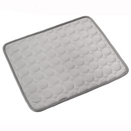 Dog Cooling Mat Summer Pets Cold Bed Extra Large For Small Big Dogs Pet Accessories Cat Durable Blanket Sofa Cat Ice Pad Blanket Pet Products (Option: Gray-XS40*30cm)